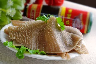 美食涮火锅毛肚