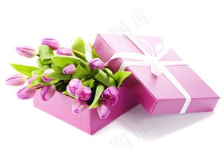 郁金香鲜花礼物素材