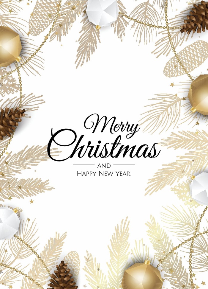 圣诞节圣诞树圣诞老人闪亮装饰电商促销折扣海报