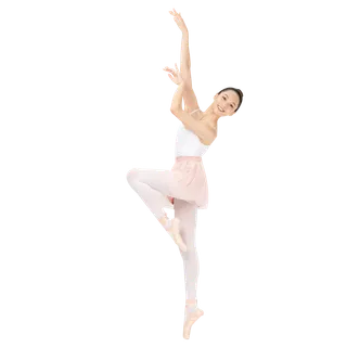 年轻美女芭蕾舞表演