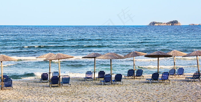 希腊天体自然浴场图片