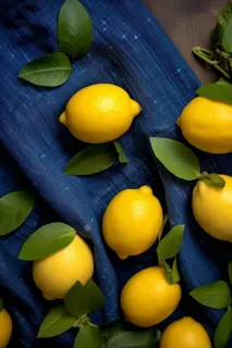 柠檬薄荷摄影背景图