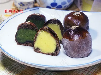 和果子点心美食元素菜品 和果子点心美食元素菜品