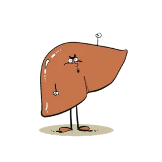 不健康的肝脏生病肝炎插图