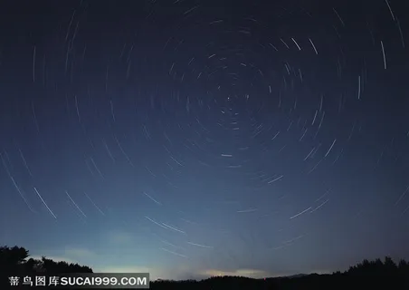 夜晚 夜空中的星星 夜晚 夜空中的星星