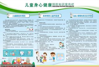 儿童身心健康预防健康宣传栏