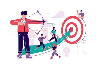 扁平化人物场景办公互联网等距ai矢量设计网页海报UI素材插画