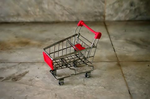 手推超市购物车图片