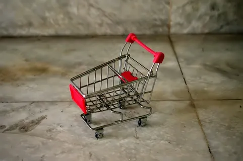 手推超市购物车图片