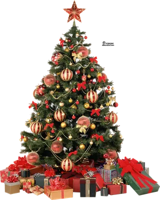 圣诞节平安夜圣诞树免扣素材圣诞元素