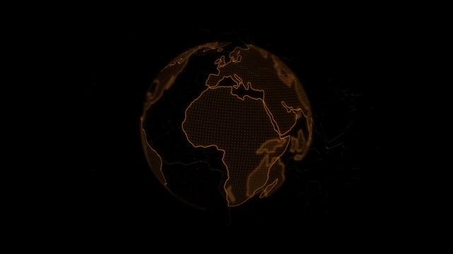 数字, 土, 网络, 数字的, 土地, 全球, 联系, 星星