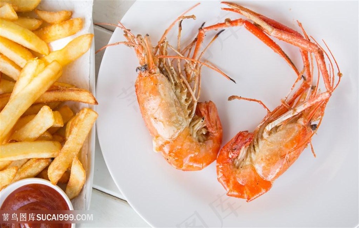 美味的大龙虾美食