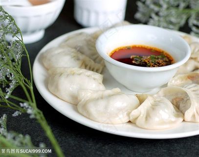 小吃蒸饺的美食图片