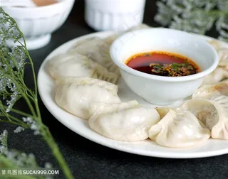 小吃蒸饺的美食图片