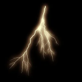 一道黄色的闪电