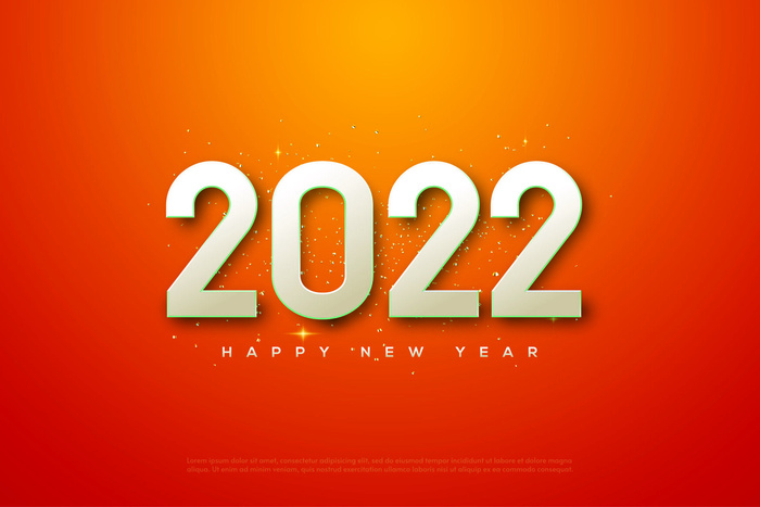 2022创意艺术字体新年虎年圣诞节数字立体质感文字AI矢量设计素材eps,ai矢量模版下载