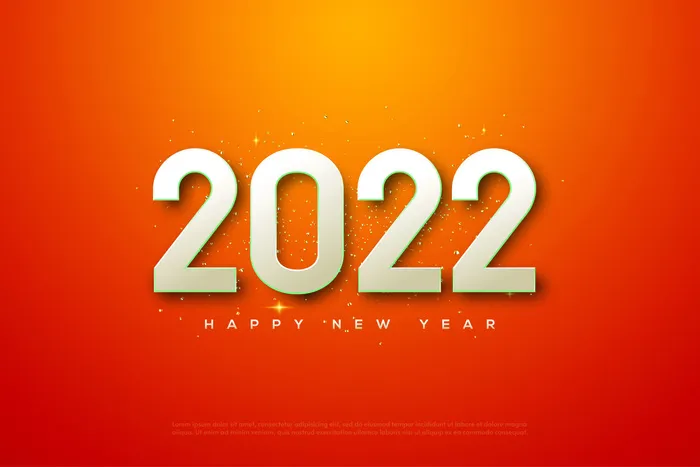 2022创意艺术字体新年虎年圣诞节数字立体质感文字AI矢量设计素材eps,ai矢量模版下载