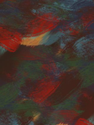 国潮中国风复古敦煌岩彩山水祥云插画烫金肌理背景PSD设计素材