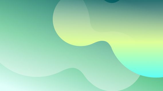 极简剪纸波浪弥散光渐变背景图