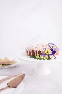 鲜花戚风奶油蛋糕图片 鲜花戚风奶油蛋糕图片