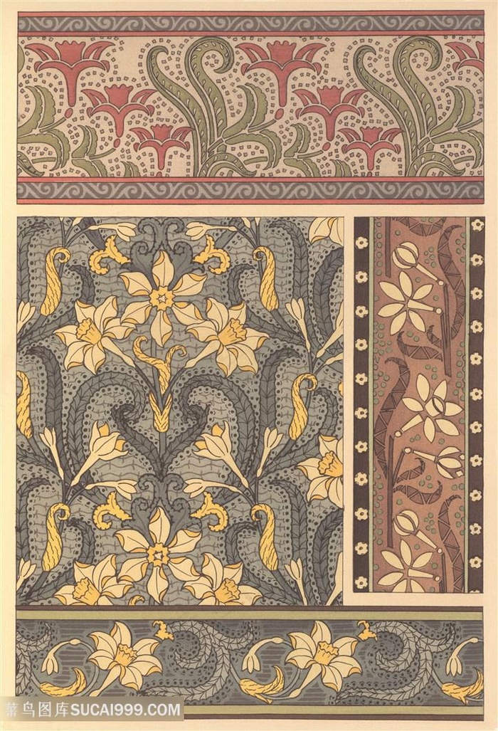 欧式时尚花纹背景