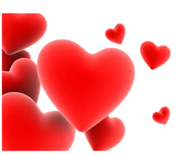 爱心卡通情人节红色