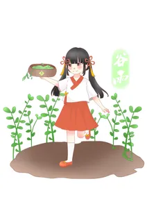 二十四节气谷雨创意场景插画