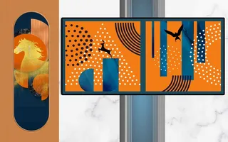 北欧后现代背景墙