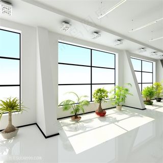 办公室大厅装修高清图片