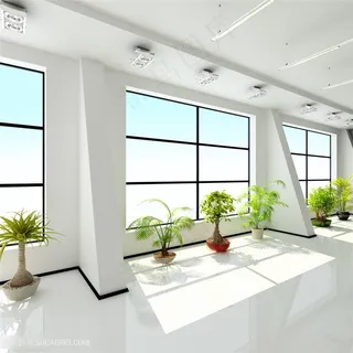 办公室大厅装修高清图片