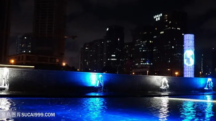 夜景高楼大厦