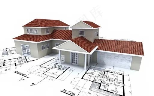 别墅建筑模型与图纸图片