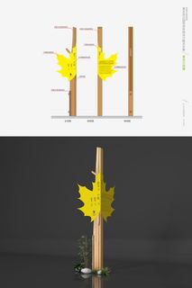 公园介绍牌植物园景点牌导视牌