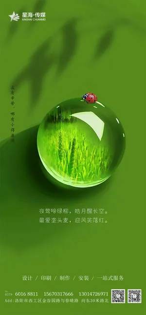 小满 朋友圈 24节气  节气 活动