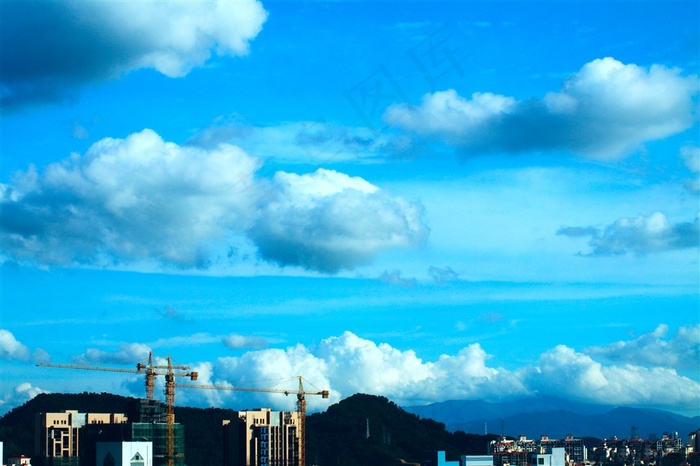 蓝天白云原创大图