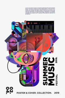 音乐系列免抠失量图