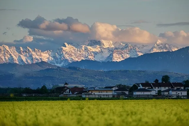冬天自然背景风景