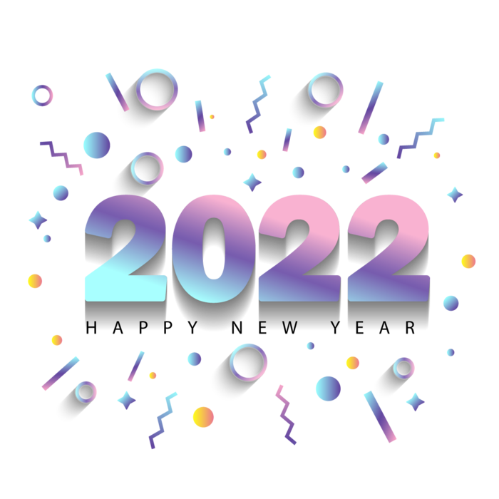 2022新年艺术创意字体虎年3D立体标题数字文字png免抠字素材
