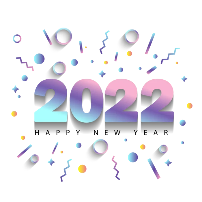 2022新年艺术创意字体虎年3D立体标题数字文字png免抠字素材