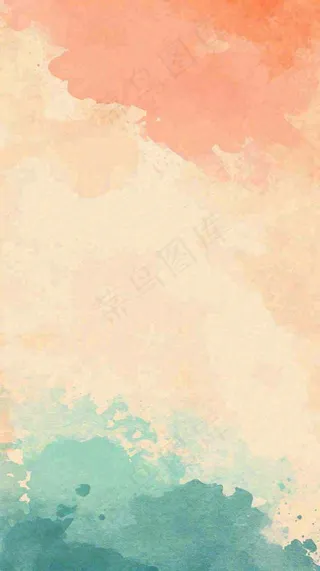 水墨泼墨粉色绿色渐变纹理背景