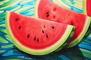 西瓜漫画风背景