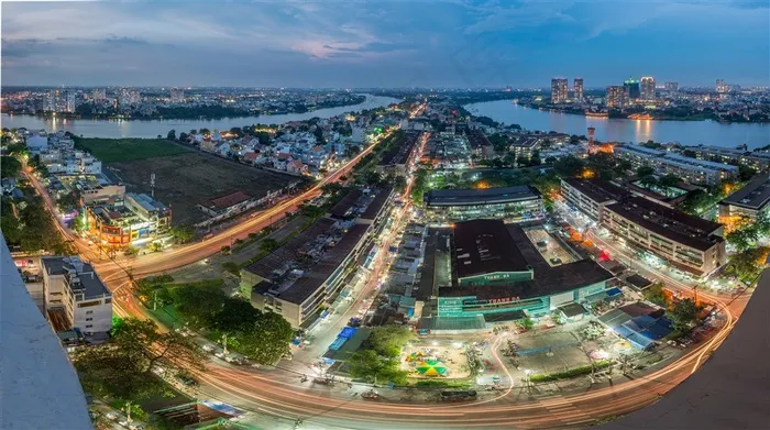 状观的城市夜景