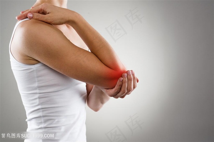 手腕疼痛的生活人物高清图
