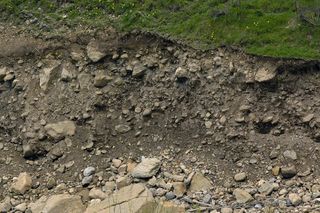 坑洼沙石图片素材下载