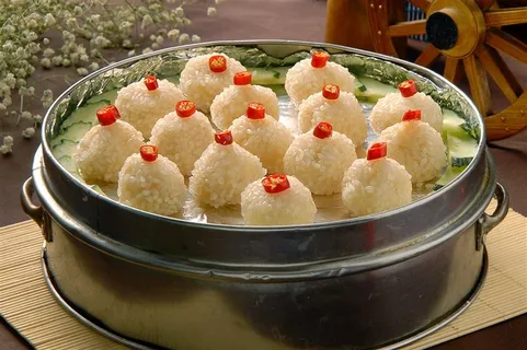 米香肉丸美食素材