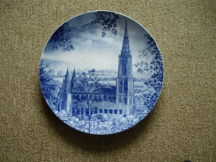 瓷盘装饰画图片