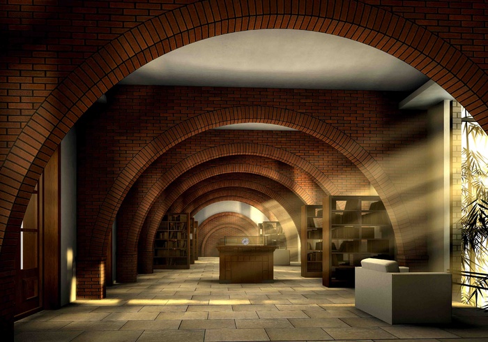 3D立体空间展示背景