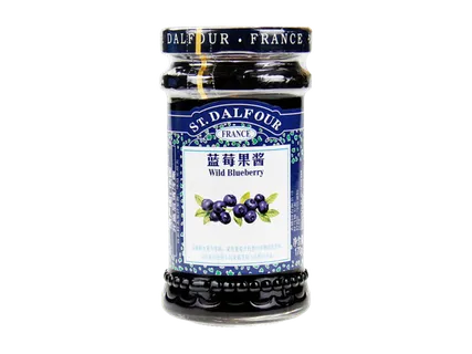 法国蓝莓果酱超市商品白底图免抠实物摄影png格式图片透明底