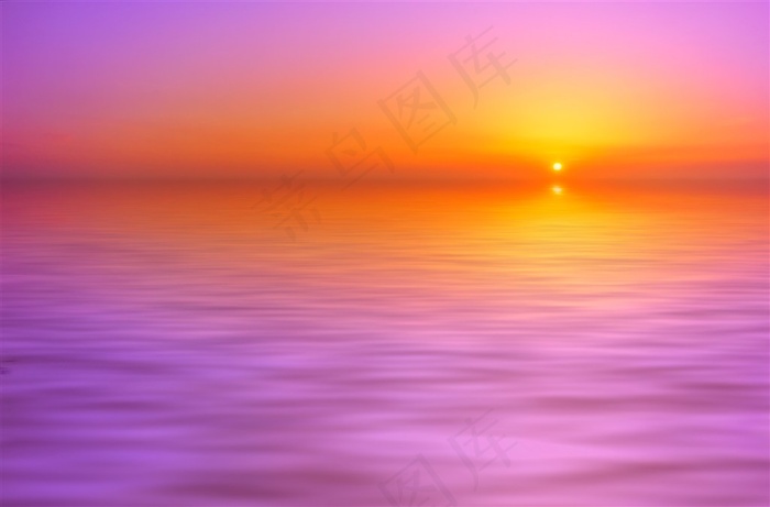 黄昏天边晚霞自然风光摄影