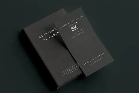 高端暗黑文具类文创VI样机模板 高端暗黑文具类文创VI样机模板